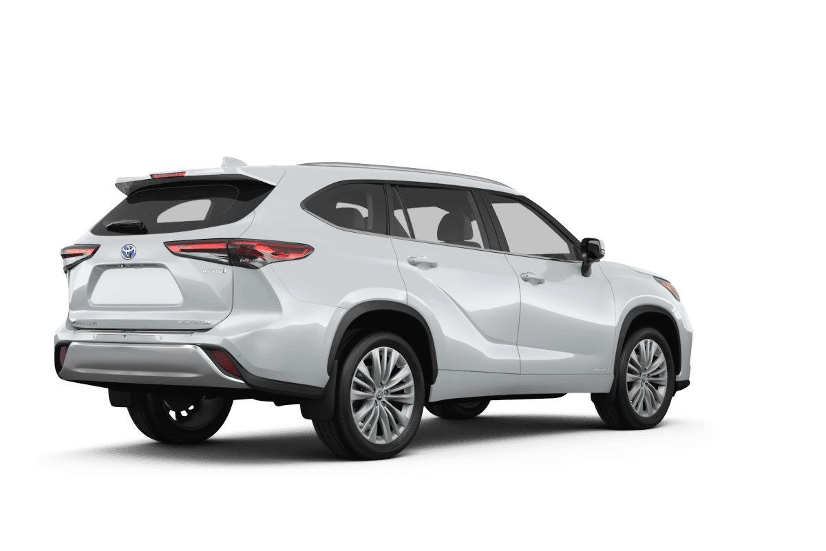 Toyota Highlander Hybrid - Back view Toyota Highlander Hybrid - Back view